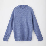 Women Elegant Solid Color Sweaters Basic O Neck Batwing Long Sleeve Knitted Tops Female Autumn Winter Fashion Jumper
