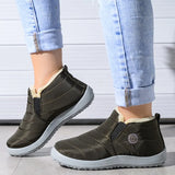 Boots Non-Slip Waterproof Winter Ankle Snow Boots Women Platform Boots Female Winter Shoes With Thick Fur Botas Mujer