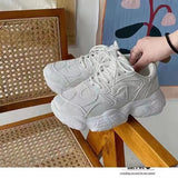 wind reflective old shoes women 2021 spring sports casual shoes flat breathable comfortable women's