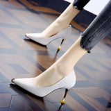 Pointed Elegant Banquet High Heels Women's 2023 Early Spring New Fashionable Sexy Thin-Heeled Single