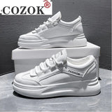 Korean Women Shoes White Platform Sneakers Ladies Spring Flying Casual Shoes Women Breathable Mesh Shoes For