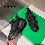 Sneakers Flat Platform Shoes 2021 Height Increasing PU Leather Fashion Casual Shoes Breathable Thick Bottom Ladies