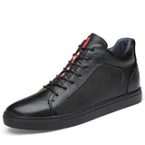 o'clock Men's Microfiber Boots Winter Warm Comfortable Breathable Male Footwear Ankle High-top Botas de hombre Plus Size