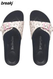 2023 New Summer Women Slipper Fashion Casual Beach Buckle Non-slip Outside Weightlight Slides