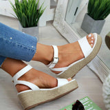 Summer Platform Sandals 2022 Fashion Women Strap Gladiator Sandal Wedges Shoes Casual Woman Peep Toe