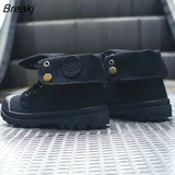 New Canvas Shoes Women Boots Palladium Style Fashion High-top Military Ankle Casual Shoes Female High Quality
