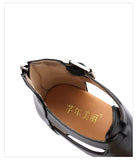 Open Head Thick Bottom 10cm Block Heel Platform Shoes Summer 2022 Small Plus Size 32-43 High Heels Gladiator Sandals