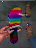 Women Flip Flops Shoes Slippers Gemstone Rhinestones Shoes Sandals Ladies Slides Wild Diamond Slippers chanclas