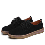 Breakj And Winter New Cowhite Flat And Korean Version With Casual Small Leather Shoes British Style Women's Shoes Flat Bullock Single