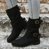 Breakj Women's Boots 2025 Autumn And Winter New Low-Bottom Low-Key And Women's Boots In The Boots Women's