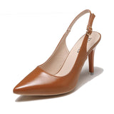 air high heels pumps women shoes 2019 summer shoes women black pointed nightclub sandals female word buckle single