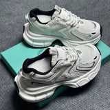 Breakj Luth's Same Silver Old Dad Shoes Women 2025 Summer New Thick-Soled Mesh Breathable Sports Casual