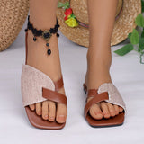 Breakj Summer Women's New Fashion Sandals Beach Wear Anti-Slip Flat Bottom Cool