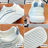 Breakj 2025 Spring Small White Shoes New Korean Version Ins Female Students Taller Platform Sports Board Shoes Casual Shoes