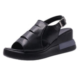 Breakj Heel Sandal Women's 2023 New Summer Fish Mouth Women's Shoes Large Size Platform Beach