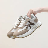 Breakj Korean Platform Dad Shoes In 2024 Fall New Street Photo Student Running Sneakers Increased Leisure