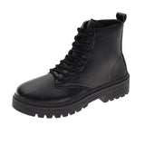 Front Strap Martin Boots Girls 2023 Summer New Ins Thick Soles High Short Boots Thin