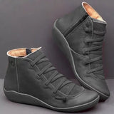 Breakj New Women's Boots Plus Size 41-43 Casual Women's Ankle Boots