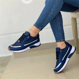 Breakj Sneakers Women's 2025 New Thick-Soled Coloring Casual Low-Top Sports Single