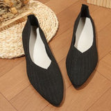 Large-Size Spring And Autumn New Sharp Head Flat Bottom Flying Shallow Soft Base Comfortable One Foot Pedal Bean