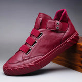 Breakj 9857 Spring And Autumn Men's High Gang Casual Board Shoes Thick-Soled Men's Single