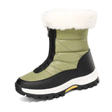Breakj Cotton Shoes Women's New Casual Fashion Umbrella Rag Wool Thick To Keep Warm Snow Boots Cotton