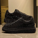 Women's Sneakers With Sparkles shoes Woman Shoes Luxury Platform Woman-shoes Womens Trainers Rhinestone Fashion Heels
