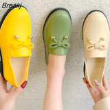 Short Ankle Rain Boots Women's Spring Autumn Rain Shoes Woman Rubber Galoshes Ladies Anti-skid Slip on Waterproof