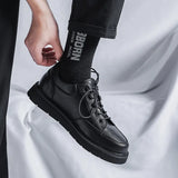 Breakj Men's Shoes 2023 Summer New Korean Men's Casual Board Shoes British Leather Shoes Men's Low Top
