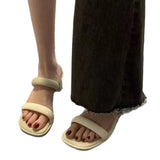 Breakj And Word With Small Cool Slippers Wearing Women 2025 Summer New French Fashion Temperament High-Heezy