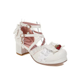 Lolita Sandals Women Japanese Sweet White Pink Black Kawaii Palace Princess Cosplay Party Shoes Ladies Zapatilla Mujer