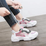 Summer Hollow Colorful Daddy Shoes Women's Shoes Mesh Breathable Net red Ins Super Fire Sandals Increase Thick Bottom