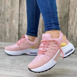 Women 2022 New Flats Mesh Sport Shoes Summer Fashion Platform Breathable Sneakers Casual Running Shoes Walking Ladies