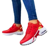 Breakj New Autumn Sports Wind Casual Single Shoes Women Thick Sole Flying Old Dad Shoes Sneakers Large