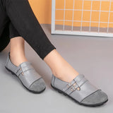 Shoes Genuine Leather Shoes Casual Flats Loafers Women Spring Autumn Ballet Flats Patchwork Designed Zapatos De