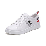 Spring 2023 Comfortable White Shoes Korean Version Of Women's Thick-Soled Flat-Soled Running Shoes Korean Version Of Student Strapped Women's