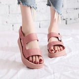 Sandal Summer Flat Platform Woman Hook Loop Comfortable Casual Female Fashion Ladies Beach Shoe Open Toe 2021 New