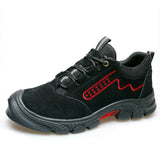 Boots Men Winter Work Shoes Water-Proof Anti-smash Security Safety Shoes Indestructible Work Boots Steel Toe Men