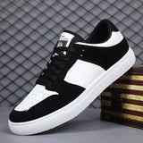 Summer New Men's Korean Style Black-And-White Panda Matching Color Low-Side Casual Board