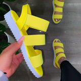 Sandals Summer Shoes Casual Slip On Ladies Flats Shoes Fashion Platform Sandals Wedges Shoes For Women Sandale