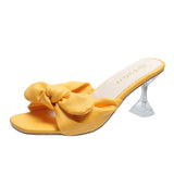 Breakj Size Slippers Female Spring / Summer 2023 New Fashion Bow To Wear