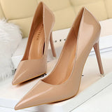 Shoes Patent Leather Shoes Woman Pumps High Heels Stiletto Heels 10.5 Cm Red Wedding Shoes Bridal Shoes Women Heels