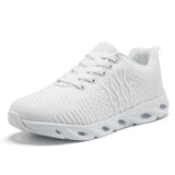 Mesh Sneakers 2021 New Breathable Women Flat Shoes Lightweight Casual Sports Shoes Ladies Lace-up Non-slip Sneakers