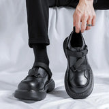 Breakj Shoes Men Wear Business British Casual Toe Toe Shoes Men Hip Platform Derby Shoes