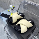 Slippers Women 2022 New Summer Fashion Wedges Casual Beach Dress Platform Shallow Sport Slides Low Heels