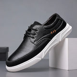 Breakj Shoe Factory Men's Casual Board Shoes Large Size Fashion Trend Soft Bottom Tie-Up Men's Shoes 2023