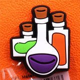 Sale 1pcs Diamond Ring Shoe Charms Original Onion Rose Shoe Accessories Buckle Chemicals Shoes Decorations Drumsticks