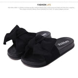 Bow With One Word Drag Direct Selling Leisure Beach Cold Slippers Korean Version Of Sweet Girl Drag