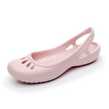 Women's fashion Clog Shoes Sandals Sweet Cute Jelly Shoes Women Casual Sandals Garden Lady Beach Plastic Shoes