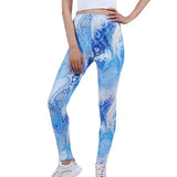 Gradient Legging Women Trousers Athletic Yuga Pants Push Up Leggins Fitness Gym Sport Running High Waist
